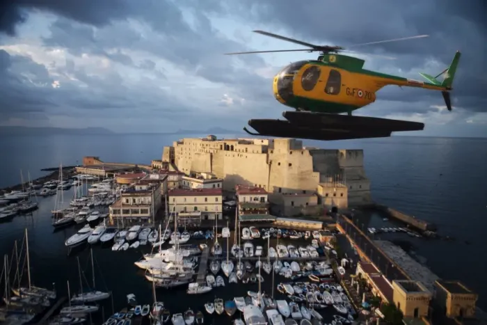 Framed Print : Santa Lucia and Coast Guard helicopter at dawn, Naples, Campania, Italy, Europe Framed Print : Santa Lucia and Coast Guard helicopter at dawn, Naples, Campania, Italy, Europe