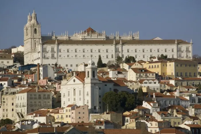 Framed Print : Santa Luzia church and Sao Vicente monastery, Lisbon, Portugal, Europe Framed Print : Santa Luzia church and Sao Vicente monastery, Lisbon, Portugal, Europe