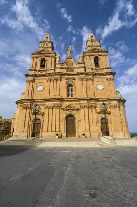 Framed Print : Santa Maria church, Il-Mellieha, Malta, Europe Framed Print : Santa Maria church, Il-Mellieha, Malta, Europe