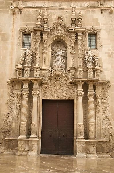Santa Maria church, San Roque quarter, Alicante, Valencia province, Spain, Europe