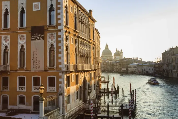 Framed Print : Santa Maria Della Salute, Grand Canal from Accademia Bridge, sunrise after snow, Venice Framed Print : Santa Maria Della Salute, Grand Canal from Accademia Bridge, sunrise after snow, Venice
