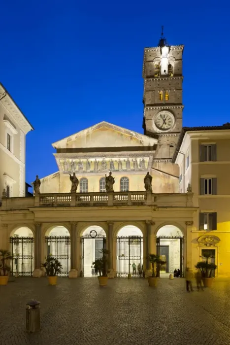 Framed Print : Santa Maria in Trastevere at night, Piazza Santa Maria in Trastevere, Rome, Lazio Framed Print : Santa Maria in Trastevere at night, Piazza Santa Maria in Trastevere, Rome, Lazio