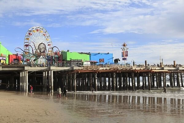 Santa Monica Pier, Pacific Park, Santa Monica, Los Angeles, California, United States of America, North America
