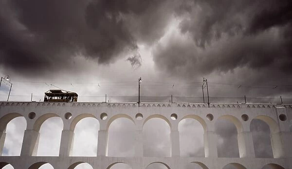 Santa Theresa Tram Viaduct, Rio de Janeiro, Brazil, South America
