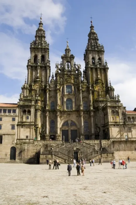 Framed Print : Santiago Cathedral on the Plaza do Obradoiro Framed Print : Santiago Cathedral on the Plaza do Obradoiro