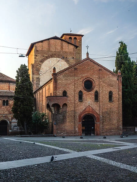 Santo Stefanos Church in Piazza Santo Stefano, Bologna, Emilia Romagna, Italy