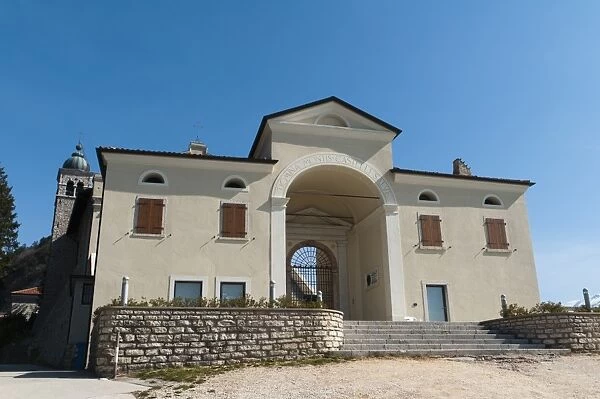 Santuario di Montecastello, Tignale, Lago di Garda (Lake Garda), Lombardy, Italy, Europe