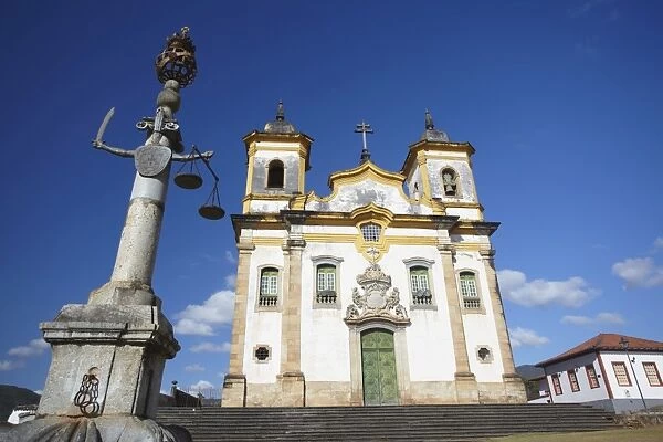 Sao Francisco of Assis Church, Mariana, Minas Gerais, Brazil, South America
