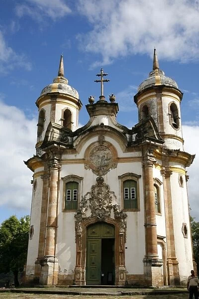 Sao Francisco de Assis church, Ouro Preto, UNESCO World Heritage Site, Minas Gerais, Brazil, South America