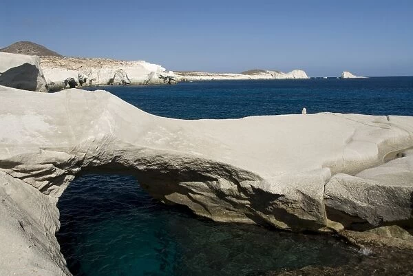 Sarakiniko, Island of Milos, Cyclades, Greek Islands, Greece, Europe