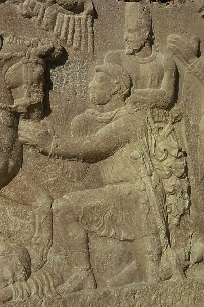 Detail from a Sassanian relief