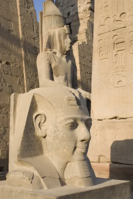 Framed Print : Satue of the pharaoh Ramesses II (Ramses the Great), Luxor Temple, Luxor Framed Print : Satue of the pharaoh Ramesses II (Ramses the Great), Luxor Temple, Luxor