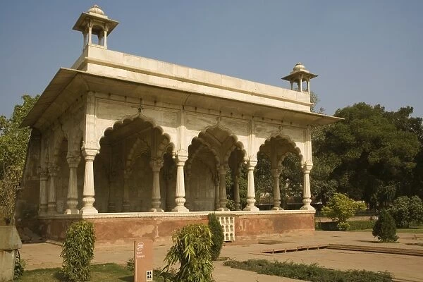 Sawan Pavilion, Red Fort, Delhi, UNESCO World Heritage Site, India, Asia