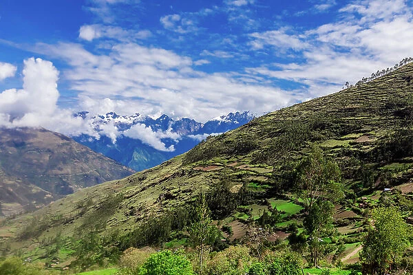 Scenery along the Choquequirao trail, Peru, South America
