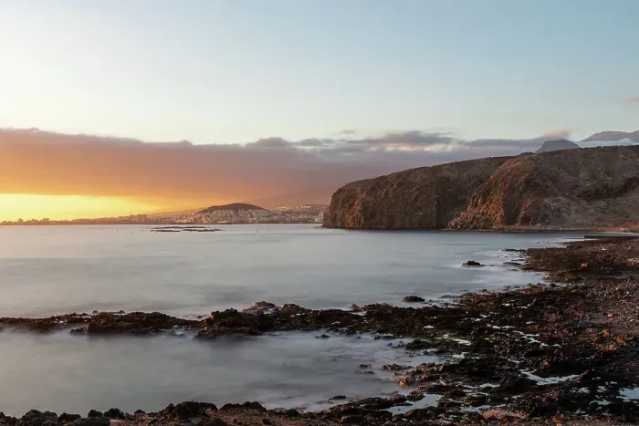 Framed Print : Scenic sunset photo of the mountains in Tenerife, Canary Islands, Spain, Atlantic, Europe Framed Print : Scenic sunset photo of the mountains in Tenerife, Canary Islands, Spain, Atlantic, Europe