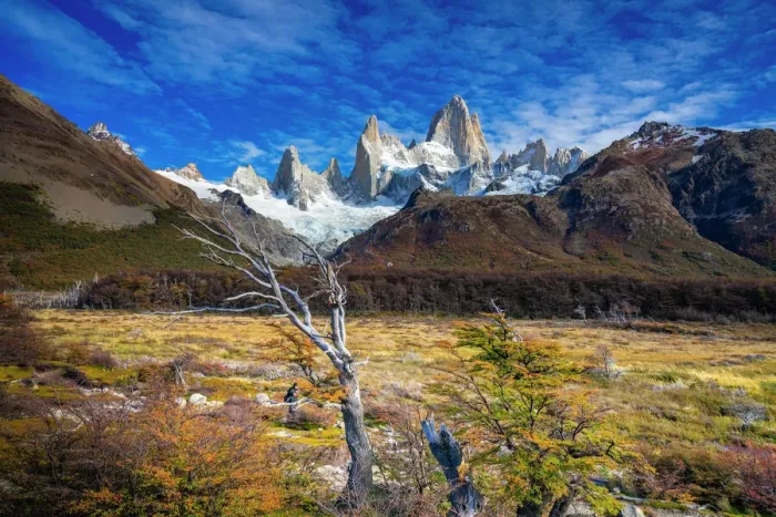 Framed Print : Scenic view of Fitz Roy mountain, Los Glaciares National Park, UNESCO World Heritage Site, Patagonia, Argentina, South America Framed Print : Scenic view of Fitz Roy mountain, Los Glaciares National Park, UNESCO World Heritage Site, Patagonia, Argentina, South America