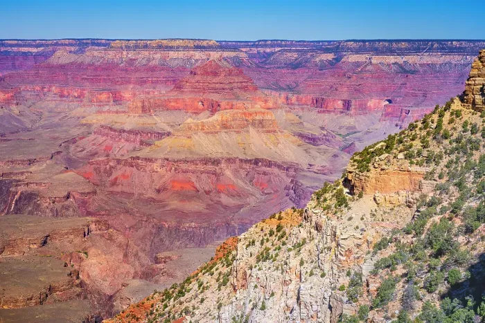 Framed Print : Scenic view of Grand Canyon from South Kaibab Trail, Grand Canyon National Park, UNESCO World Heritage Site, Arizona, United States of America, North America Framed Print : Scenic view of Grand Canyon from South Kaibab Trail, Grand Canyon National Park, UNESCO World Heritage Site, Arizona, United States of America, North America