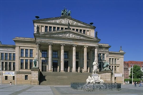 The Schiller monument at the Schauspielhaus on the