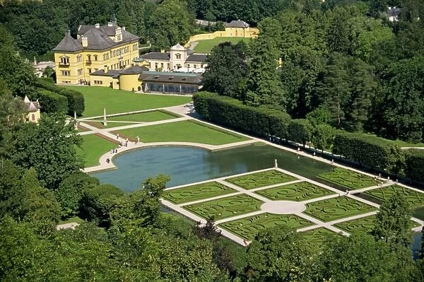 Schloss Hellbrunn pleasure gardens, near Salzburg, Austria, Europe