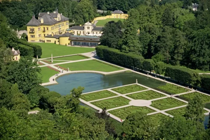 Framed Print : Schloss Hellbrunn pleasure gardens, near Salzburg, Austria, Europe Framed Print : Schloss Hellbrunn pleasure gardens, near Salzburg, Austria, Europe