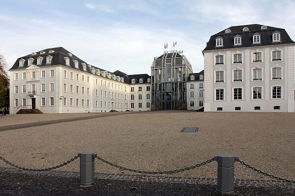 Schlovuplatz and Palace, Saarbrucken, Saarland, Germany, Europe