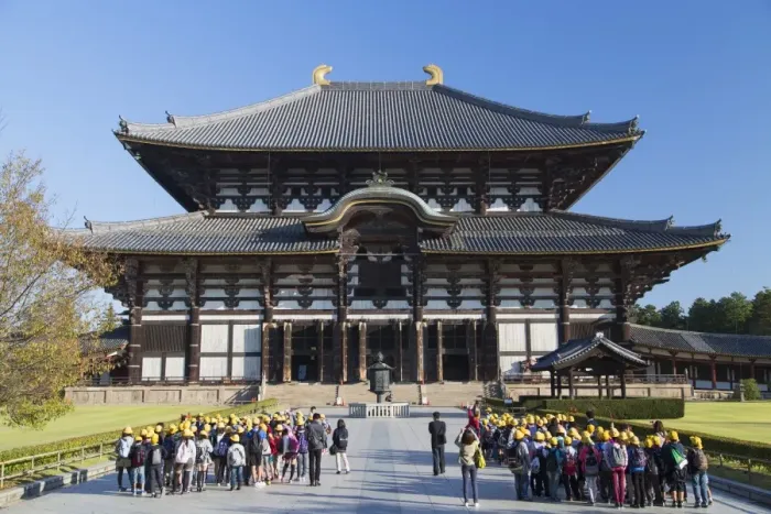 Framed Print : School children at Todaiji Temple, UNESCO World Heritage Site, Nara, Kansai, Japan, Asia Framed Print : School children at Todaiji Temple, UNESCO World Heritage Site, Nara, Kansai, Japan, Asia