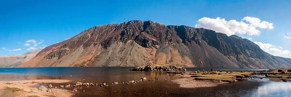 The Screes and Wastwater, Wasdale, Lake District National Park, Cumbria, England, United Kingdom, Europe