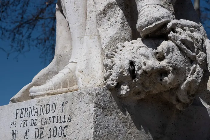 Framed Print : Detail of a sculpture of Fernando 1st in Plaza de Oriente, near the Palace, Madrid, Spain Framed Print : Detail of a sculpture of Fernando 1st in Plaza de Oriente, near the Palace, Madrid, Spain
