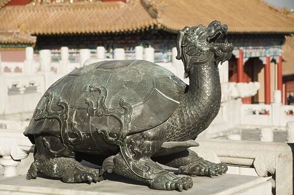 Sculpture, Forbidden City (Palace Museum), Beijing, China, Asia