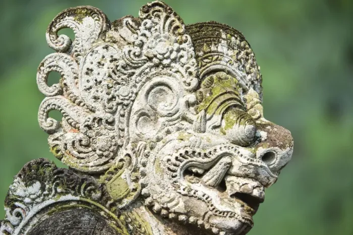 Framed Print : Detail of sculpture, Pura Taman Ayun Temple, Mengwi, Bali, Indonesia, Southeast Asia, Asia Framed Print : Detail of sculpture, Pura Taman Ayun Temple, Mengwi, Bali, Indonesia, Southeast Asia, Asia