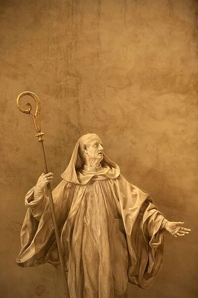 Sculpture, Saint-Vincent cathedral, St. Malo, Ille-et-Vilaine, Brittany, France, Europe