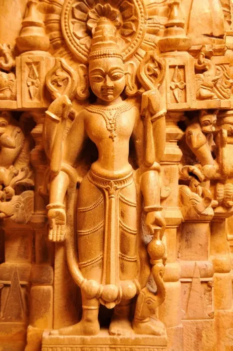 Framed Print : Sculptures in Jain temple of Adinath (Rishabha), dating from the 12th century, Jaisalmer Framed Print : Sculptures in Jain temple of Adinath (Rishabha), dating from the 12th century, Jaisalmer