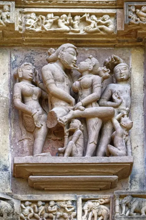 Framed Print : Sculptures on the walls of Lakshmana Temple, Khajuraho Group of Monuments Framed Print : Sculptures on the walls of Lakshmana Temple, Khajuraho Group of Monuments
