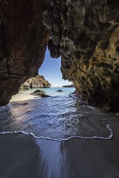 Sea cave at Bigge Island, Kimberley, Western Australia, Australia, Pacific