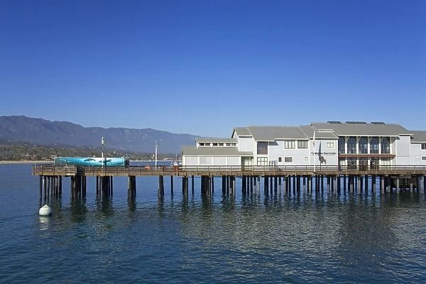 Sea Center on Stearns Wharf, Santa Barbara Harbor, California, United States of America