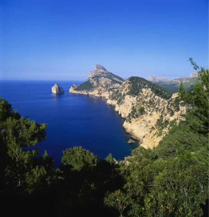 Framed Print : Sea and Cliffs by Cap de Formentor, Mallorca, Spain Framed Print : Sea and Cliffs by Cap de Formentor, Mallorca, Spain