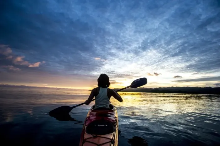 Framed Print : Sea Kayaking in Raja Ampat, West Papua, Indonesia, New Guinea, Southeast Asia, Asia Framed Print : Sea Kayaking in Raja Ampat, West Papua, Indonesia, New Guinea, Southeast Asia, Asia