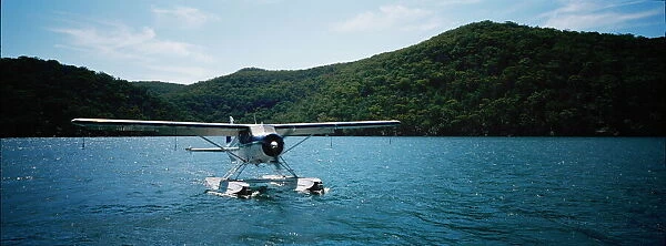 Sea plane on water, Australia, Pacific