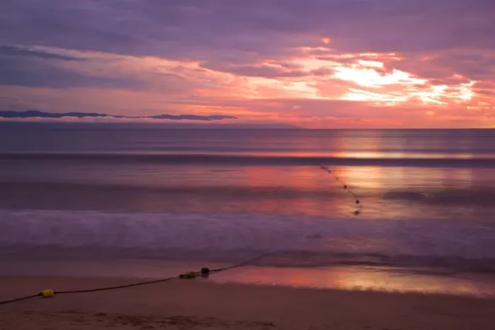 Framed Print : Sea and sunset, Nuevo Vallarta, Nayarit, Mexico, North America
