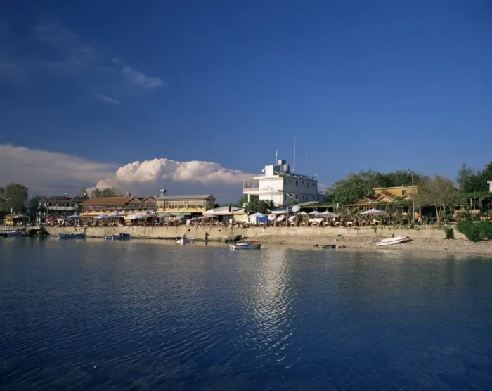 Framed Print : Seafront promenade of Side