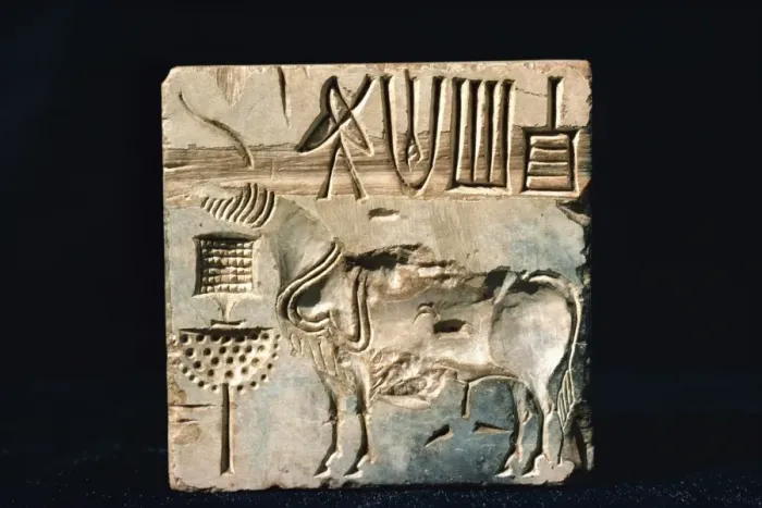 Framed Print : Seal from Mohenjodaro Framed Print : Seal from Mohenjodaro