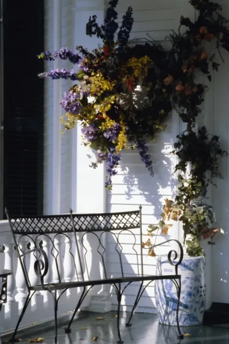 Framed Print : Seat on typical front porch Framed Print : Seat on typical front porch