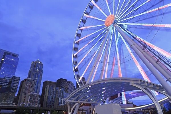Seattle Great Wheel on Pier 57, Seattle, Washington State, United States of America, North America