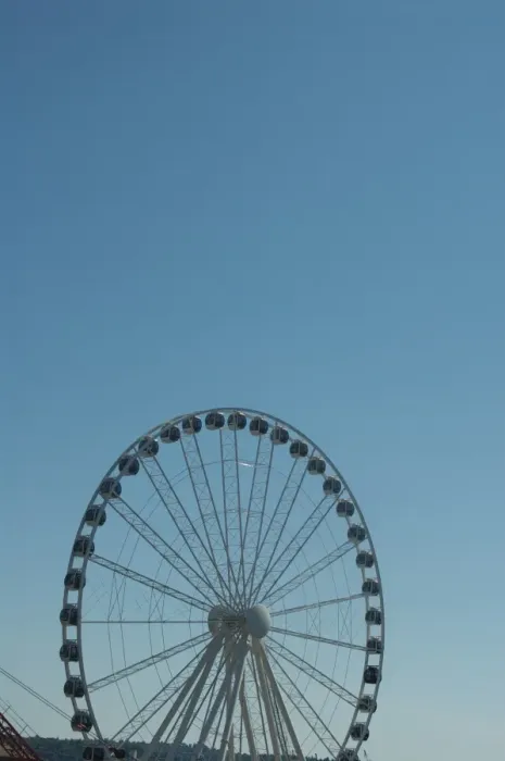 Framed Print : Seattles Ferris wheel on Pier 57, Seattle, Washington State, United States of America, North America Framed Print : Seattles Ferris wheel on Pier 57, Seattle, Washington State, United States of America, North America