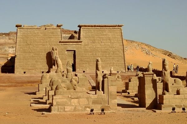 Seboua temple, Lake Nasser, Nubia, Egypt, North Africa, Africa