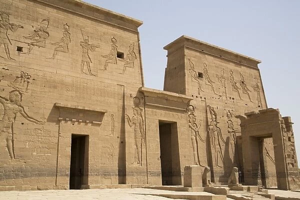 Second Pylon from the Forecourt, Temple of Isis, Island of Philae, UNESCO World Heritage Site