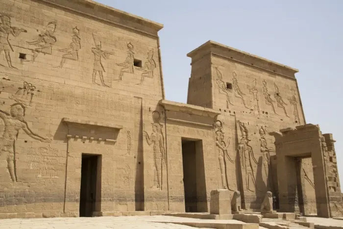 Framed Print : Second Pylon from the Forecourt, Temple of Isis, Island of Philae, UNESCO World Heritage Site Framed Print : Second Pylon from the Forecourt, Temple of Isis, Island of Philae, UNESCO World Heritage Site