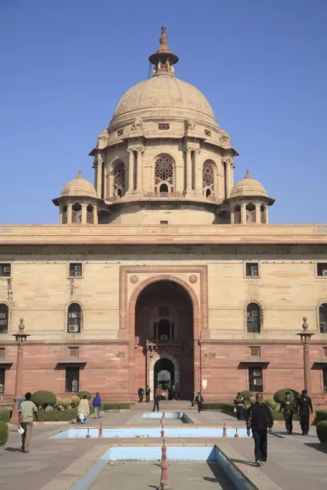 Framed Print : Secretariat North Block, offices for government ministers, New Delhi, India, Asia Framed Print : Secretariat North Block, offices for government ministers, New Delhi, India, Asia