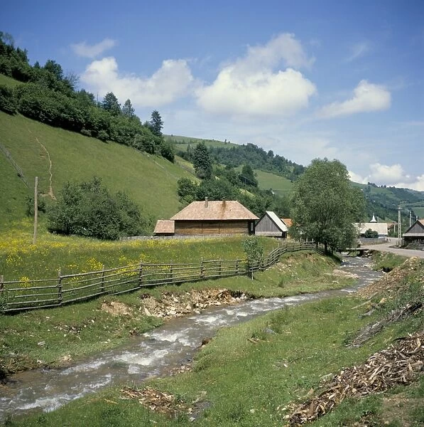 Seitin village, Apuseni mountains, Carpathian mountains, Transylvania, Romania, Europe