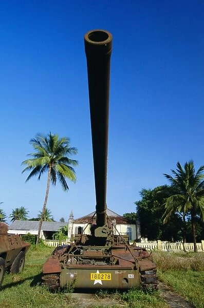 US self-propelled gun in military museum